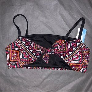 Beach Betty Tankini Bikini Top Large Tribal NWT
